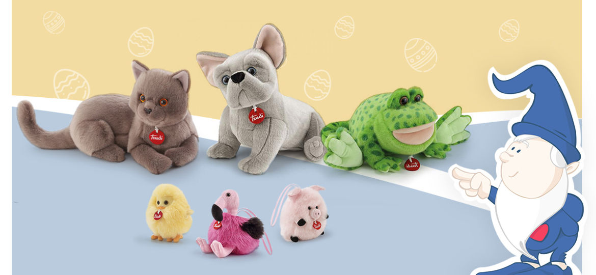 Pasqua 2019 con i peluche Trudi